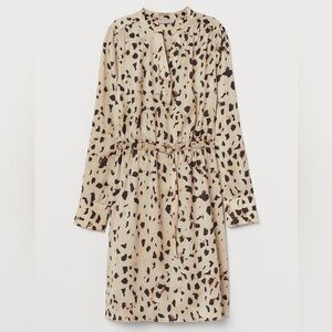 H&M V-Neck Shirt Dress Size XXS